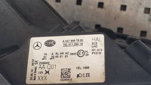 Фара передня права бв в відмінному стані 2019 року A4479067800 W447 Мерседес Віто-2