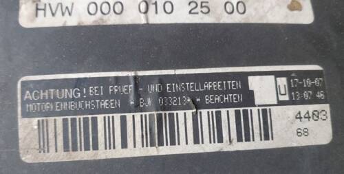 Двигун, мотор без навісного 2.5 BJK, 076103021 167тис пробіг VAG Фольксваген Крафтер-5