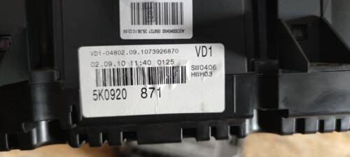 Блок керування двигуном, комплект(блок, щиток, ключ) 1.4 TSI 03C906016AJ, 5K0920871, A2C53392577, 5K0837202 VAG Фольксваген Гольф