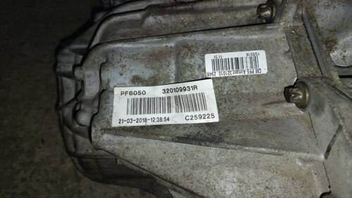 КПП,  після РЕВІЗІЇ,  коробка передач механіка 1.6, PF6050 320109931R Рено Трафік, Опель Віваро, Ніссан Прімастар-2