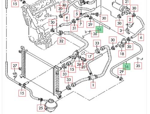 Патрубок охолодження(бачок-флянець) 2.5TDI 2D0121109 1996-2006 Фольксваген ЛТ-2