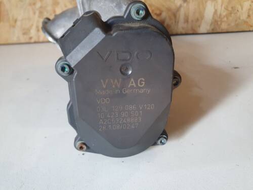 Колектор впускний АЛЮМІНІЄВИЙ з заслонкою в  03L129711, 03L129086 VAG Фольксваген B6-3